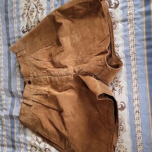 EUC leather shorts